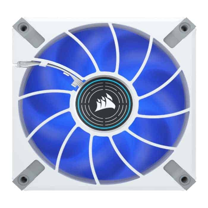 (image for) Corsair ML120 LED ELITE 120mm Blue LED Fan Single Pack White